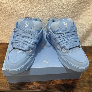 LaFrancé x PUMA Lamelo Ball Sneakers Limited Edition Team Light Blue RARE Mens 7